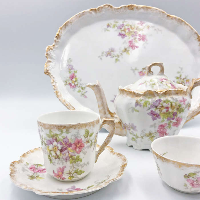 Limoges France Cabaret Set C1890