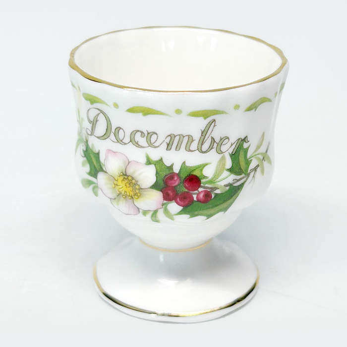 Royal Albert Flower of The Month December Egg Cup