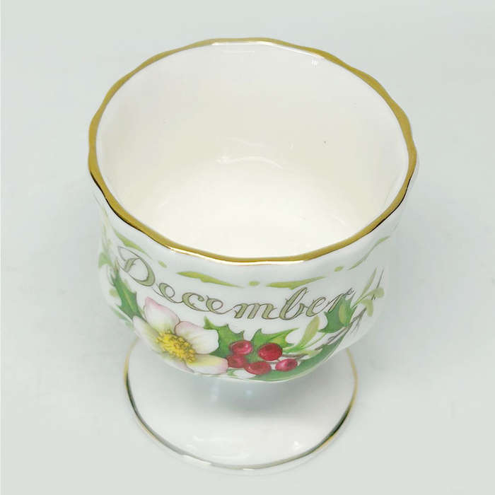 Royal Albert Flower of The Month December Egg Cup