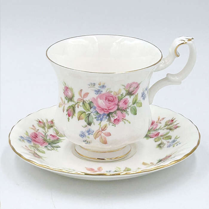 Royal Albert Moss Rose Coffee Service