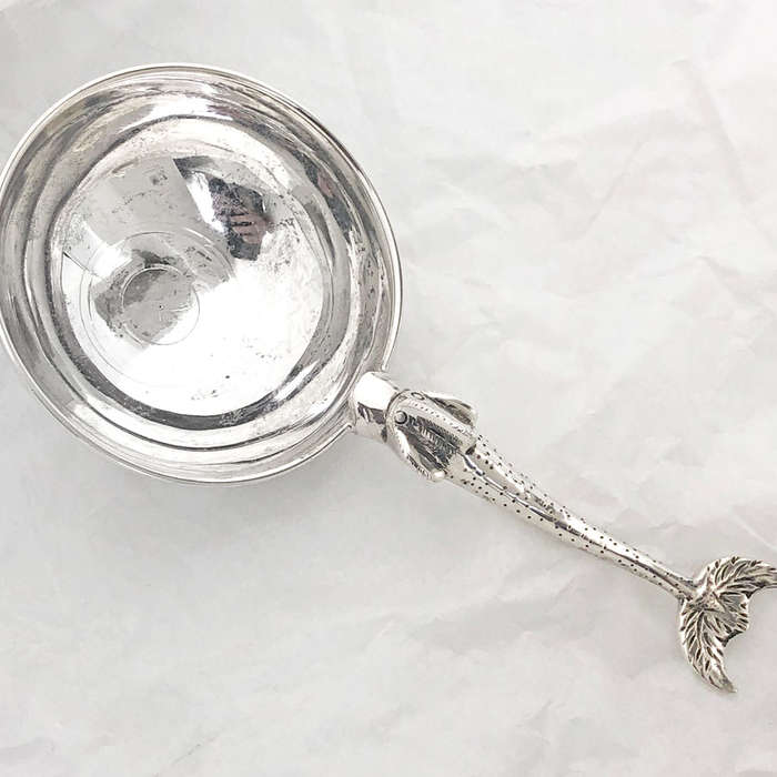 Art Deco Silver Sturgeon Caviar Spoon 1932 Brook and Sons Edinburgh