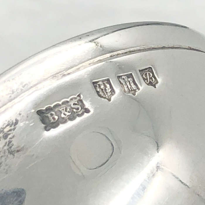 Art Deco Silver Sturgeon Caviar Spoon 1932 Brook and Sons Edinburgh
