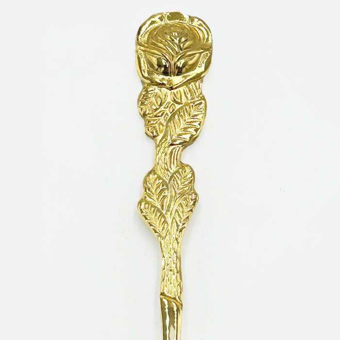 Eetrite 24ct Gold Plated Relief Rose Royal Albert Cake Forks
