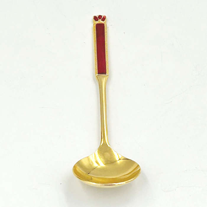 Eetrite 24ct Gold Plated Royal Albert Heirloom Sugar Spoon
