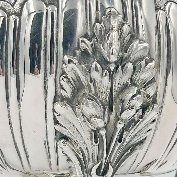 German Silver Tea Urn Art Nouveau Period C1894
