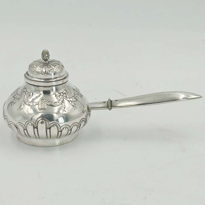 German Silver Tea Urn Art Nouveau Period C1894