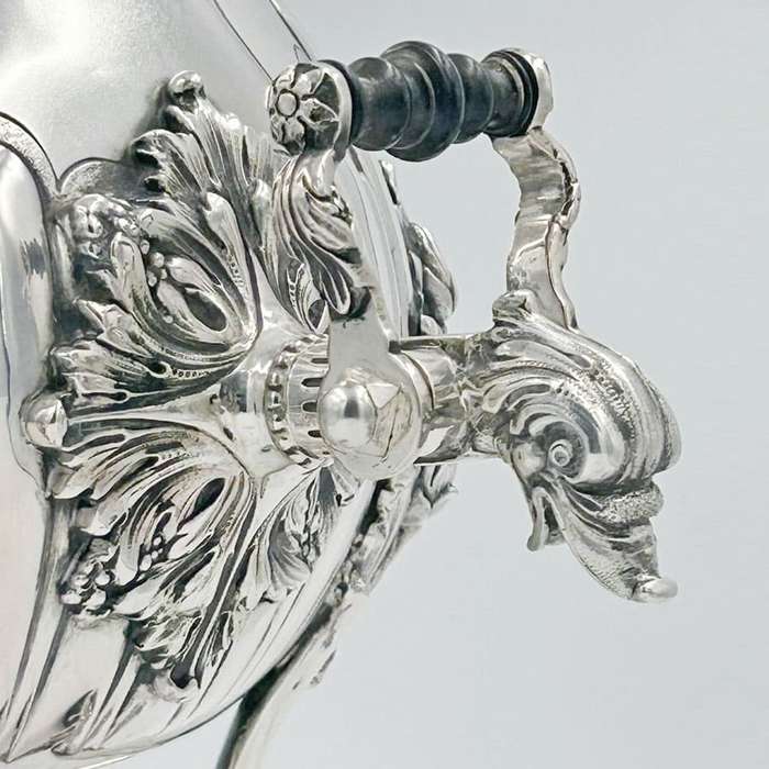 German Silver Tea Urn Art Nouveau Period C1894