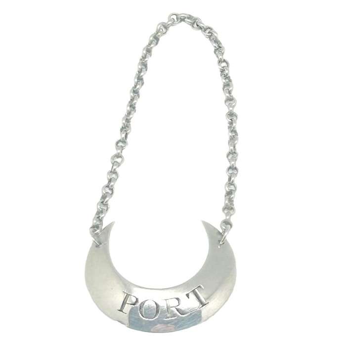 Hallmarked Silver Port Decanter Label London 1804 - Bateman