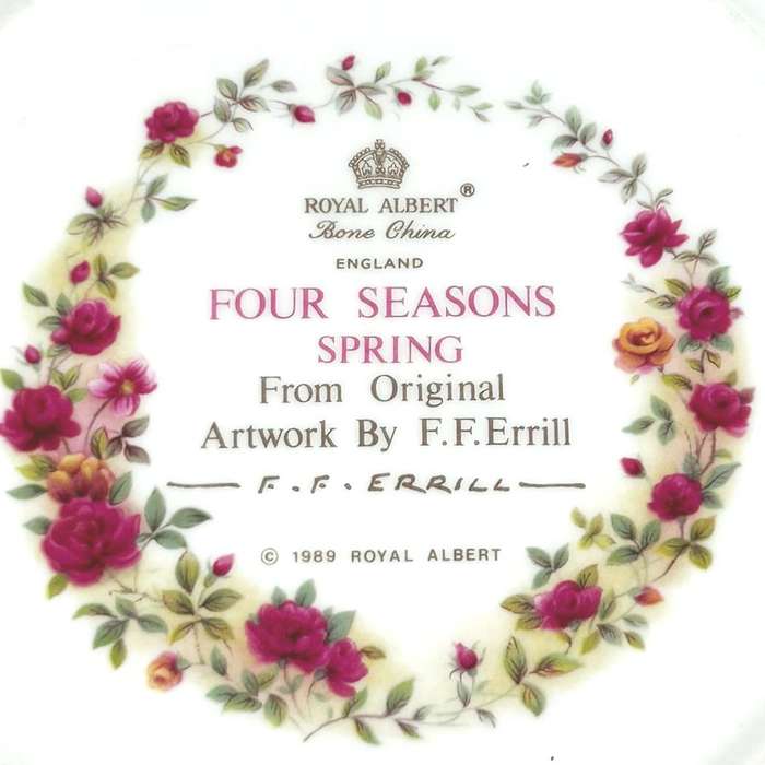 Royal Albert Four Seasons Spring Plate F F Errill