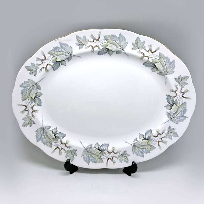 Royal Albert Silver Maple Large Platter 38.5cm