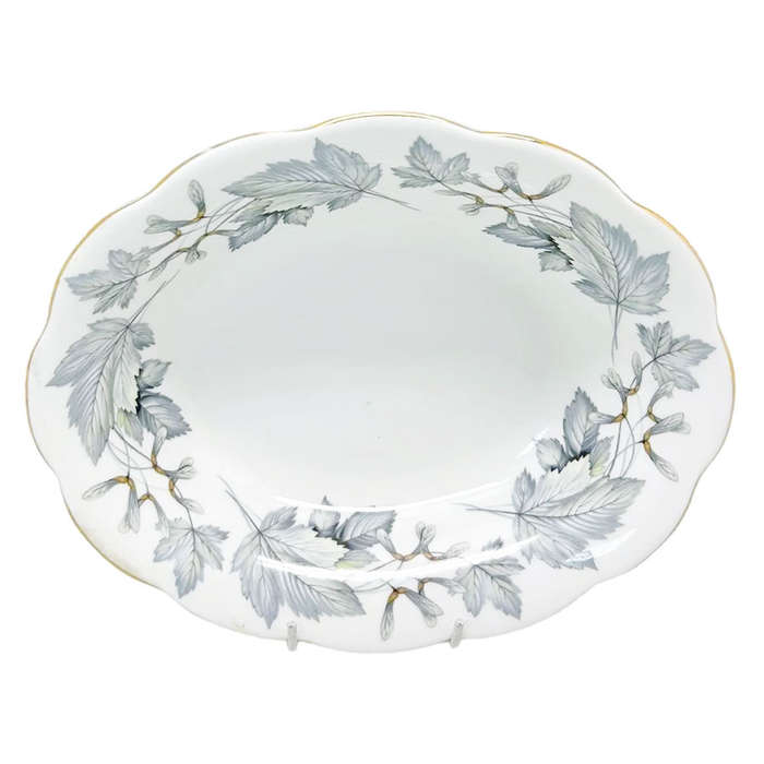 Royal Albert Silver Maple Oval Bowl