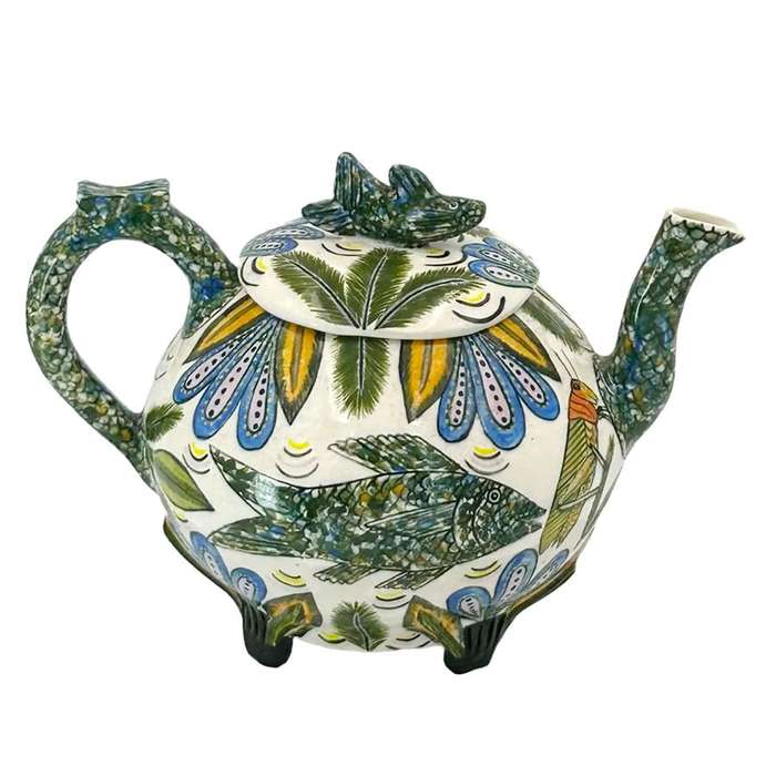 Ardmore Hand Painted Large Tea Pot By Mishali 1994