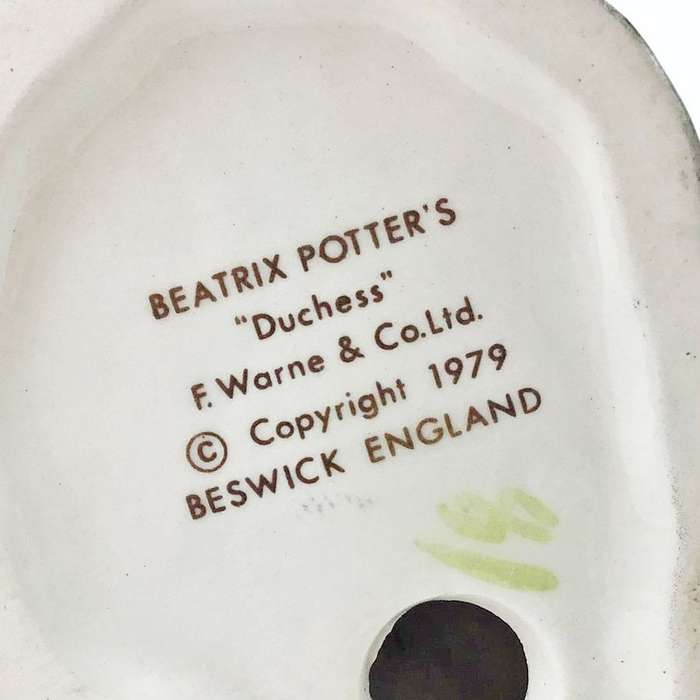 Beswick Beatrix Potter Figurine Duchess With Pie BP3B