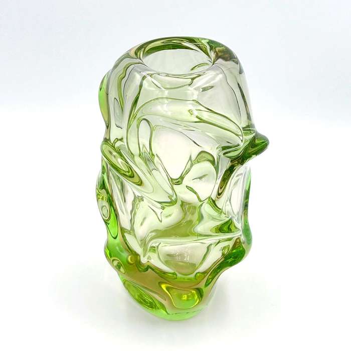 Jan Kotik Propeller Glass Vase Emanuel Beranek Skrdlovice 1955