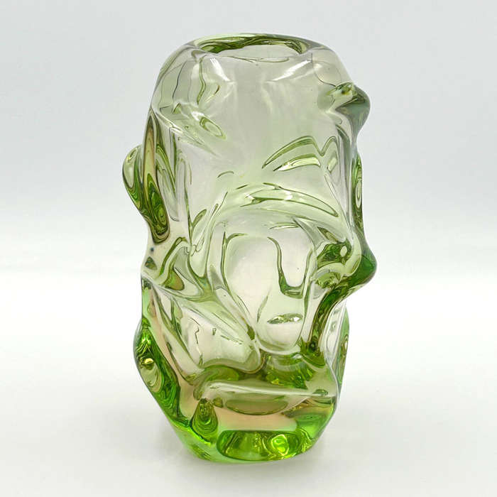 Jan Kotik Propeller Glass Vase Emanuel Beranek Skrdlovice 1955