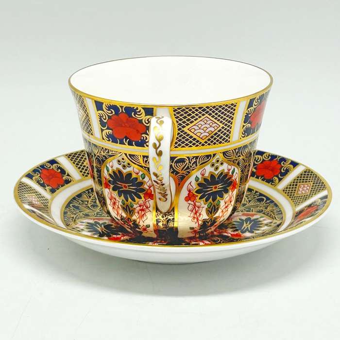 Royal Crown Derby Old Imari Large Breakfast Cup and Saucer 1128