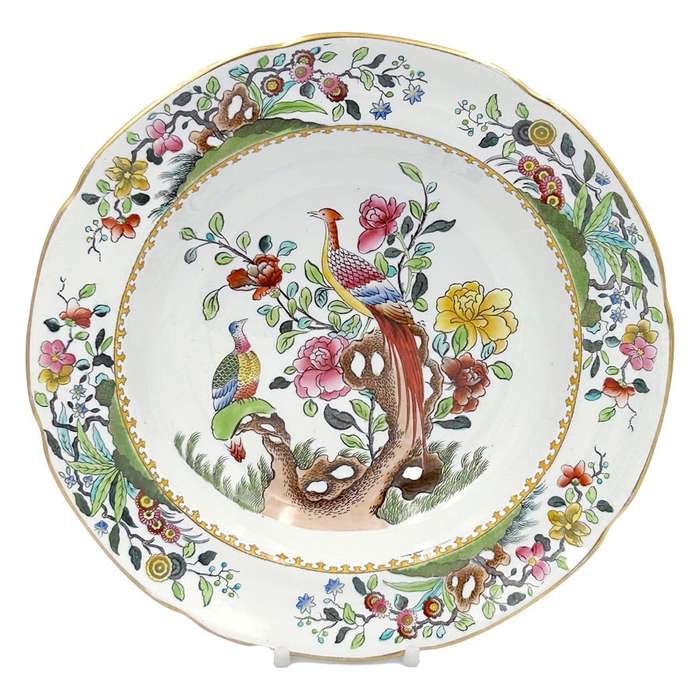 Spode Copeland Waring and Gillow Pheasant Soup Bowl c1908