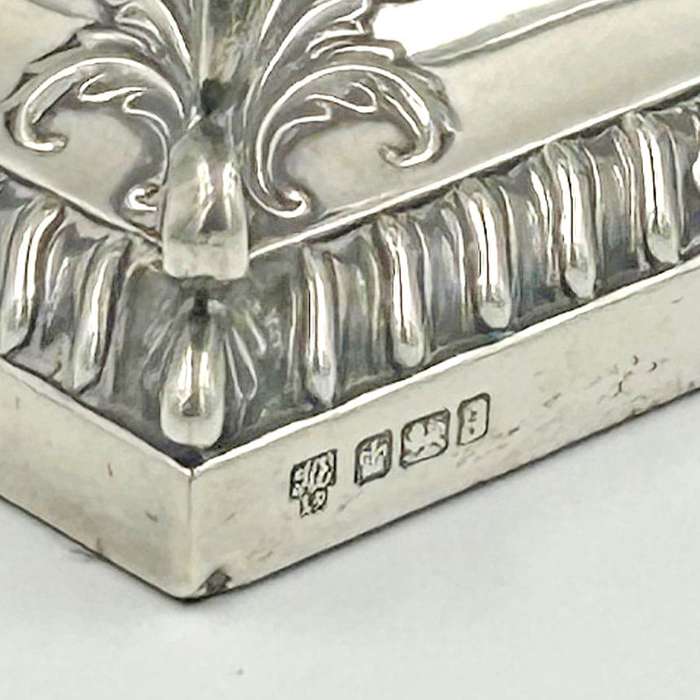 Hallmarked Silver Inkwell Sheffield 1908 Hawksworth Eyre and Co
