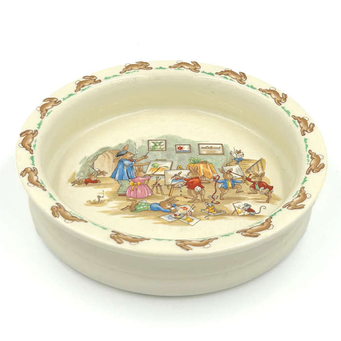 Royal Doulton Bunnykins Cereal Bowl  Bunny Artist