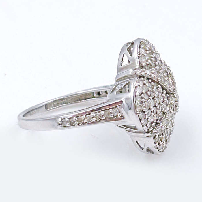 9ct Gold Diamond Cluster Ring