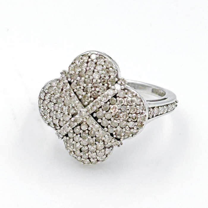9ct Gold Diamond Cluster Ring