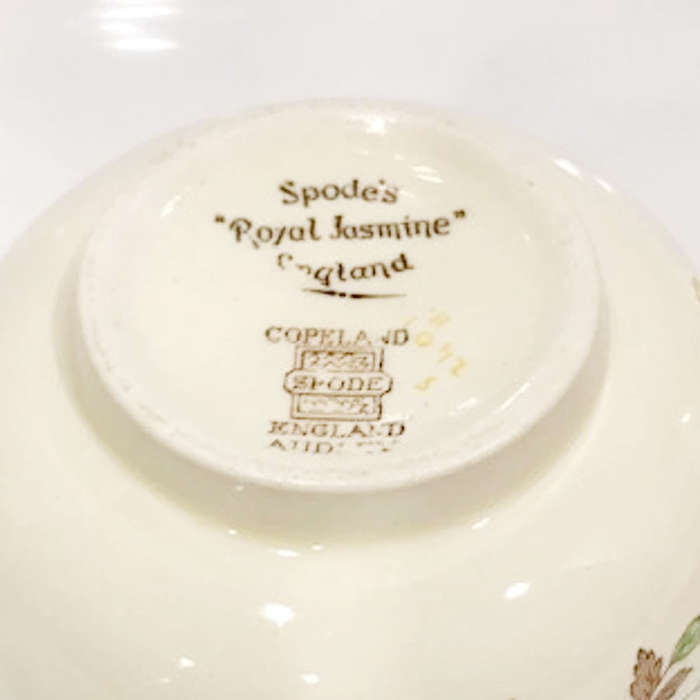 Copeland Spode Royal Jasmine Soup Coupe and Saucer