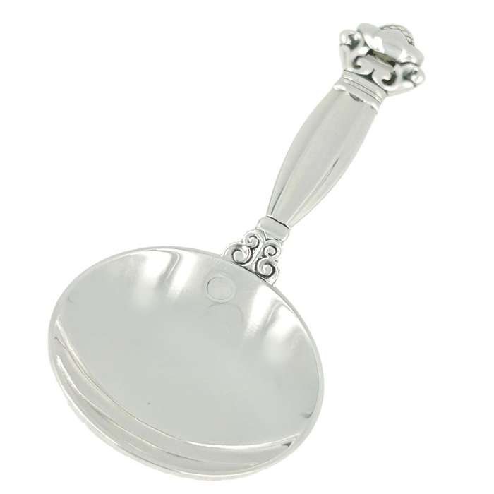 Georg Jensen Sterling Silver Acorn Caddy Spoon