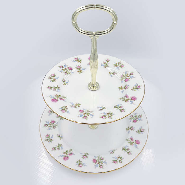 Royal Albert Winsome High Tea Two Tier Cake Stand