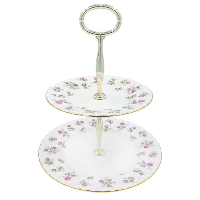 Royal Albert Winsome High Tea Two Tier Cake Stand