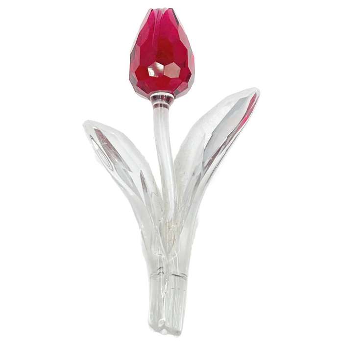 Swarovski Crystal Large Red Renewal Tulip Stem 681333