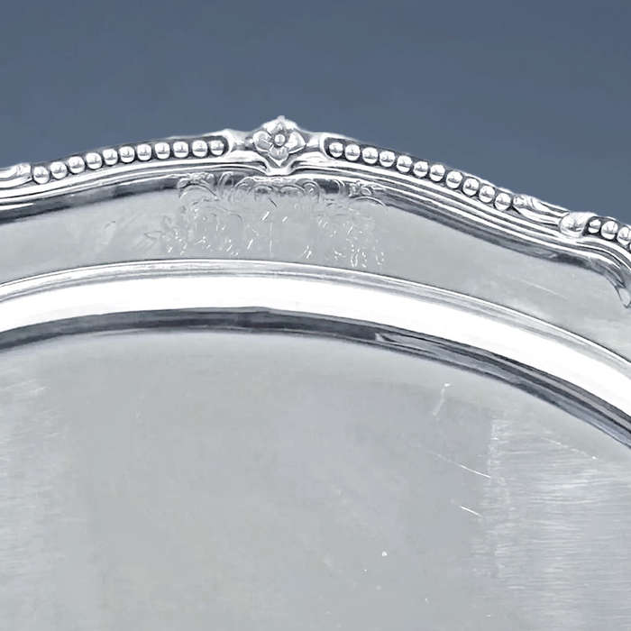 Hallmarked Silver Serving Platters London 1768 William Harrison