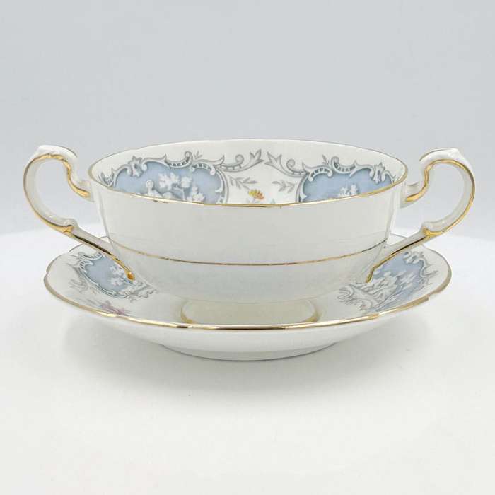 Paragon Dubarry Soup Coupe and Saucer