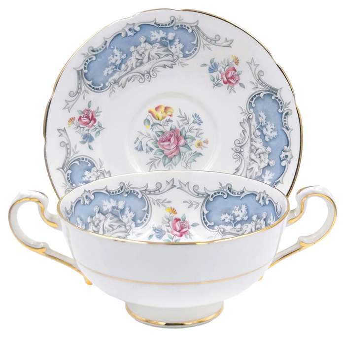 Paragon Dubarry Soup Coupe and Saucer