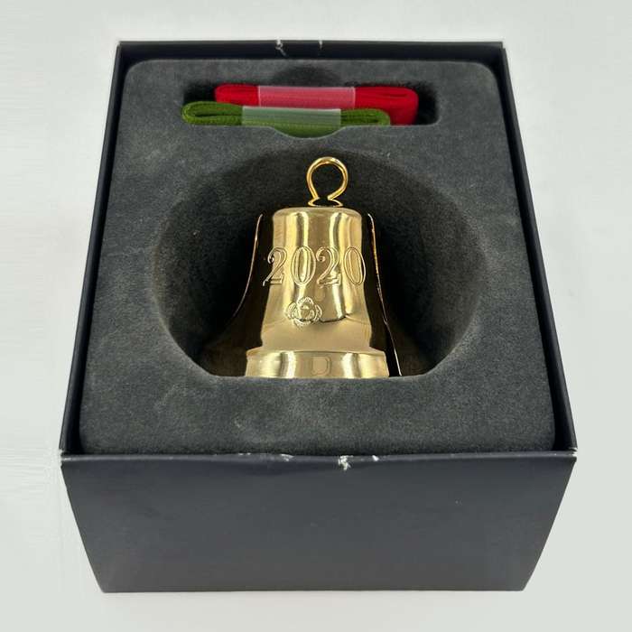 Georg Jensen Red and Green Ribbon Christmas Tree Ornament 2020