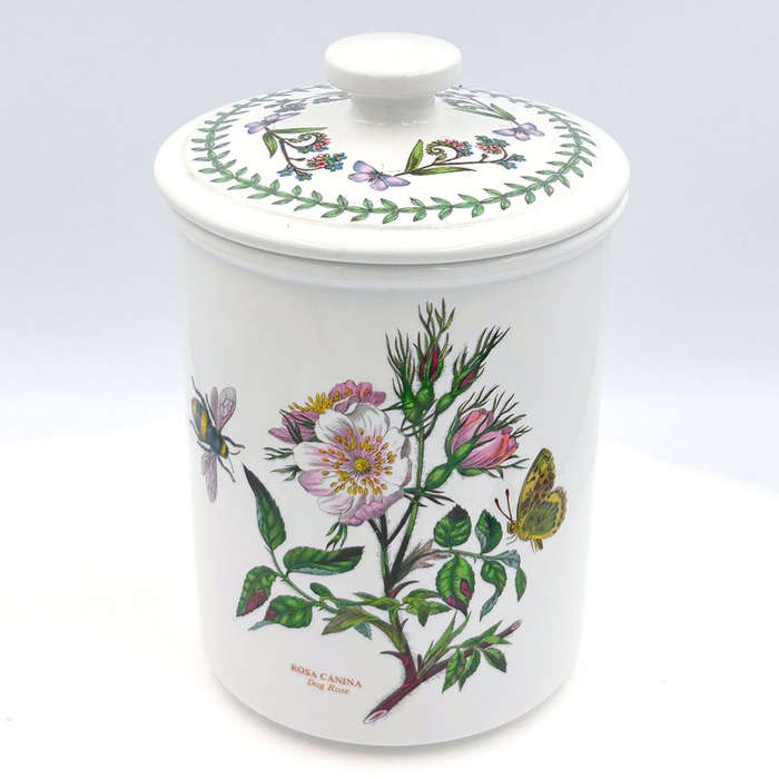 Portmeirion Botanic Garden Lidded Jar Dog Rose