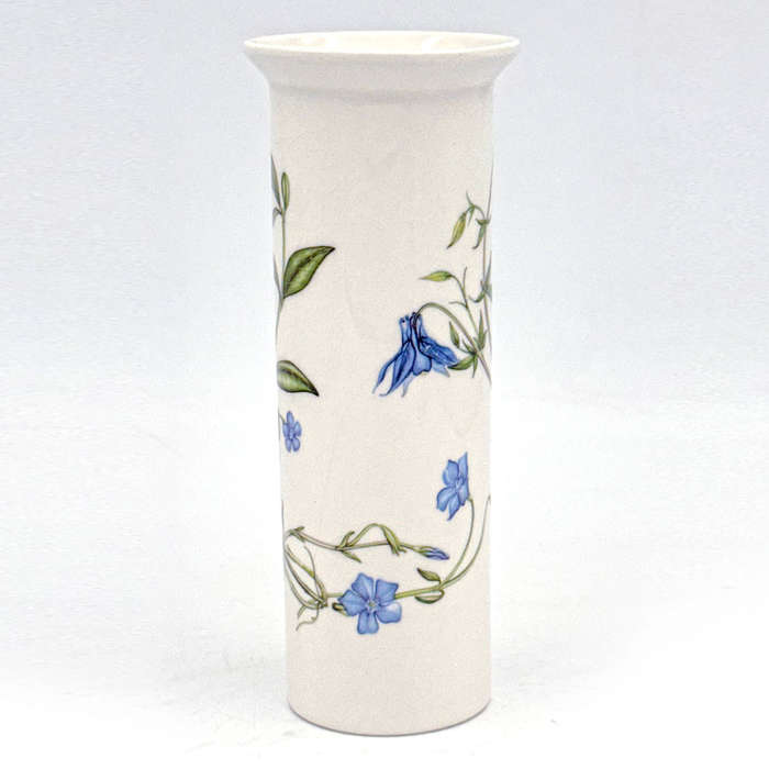 Portmeirion Vase The Queens Hidden Garden Blue Bells
