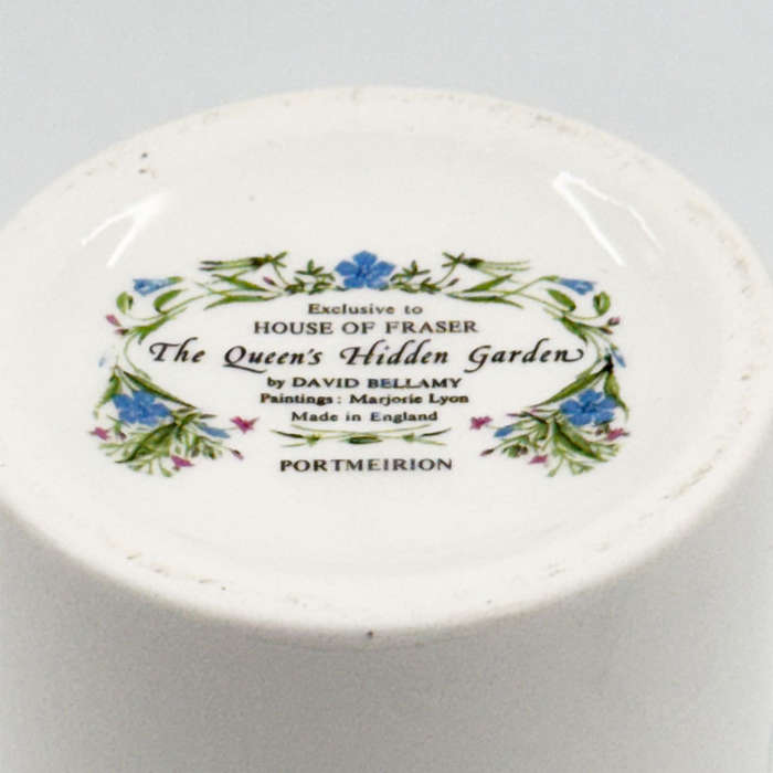 Portmeirion Vase The Queens Hidden Garden Blue Bells
