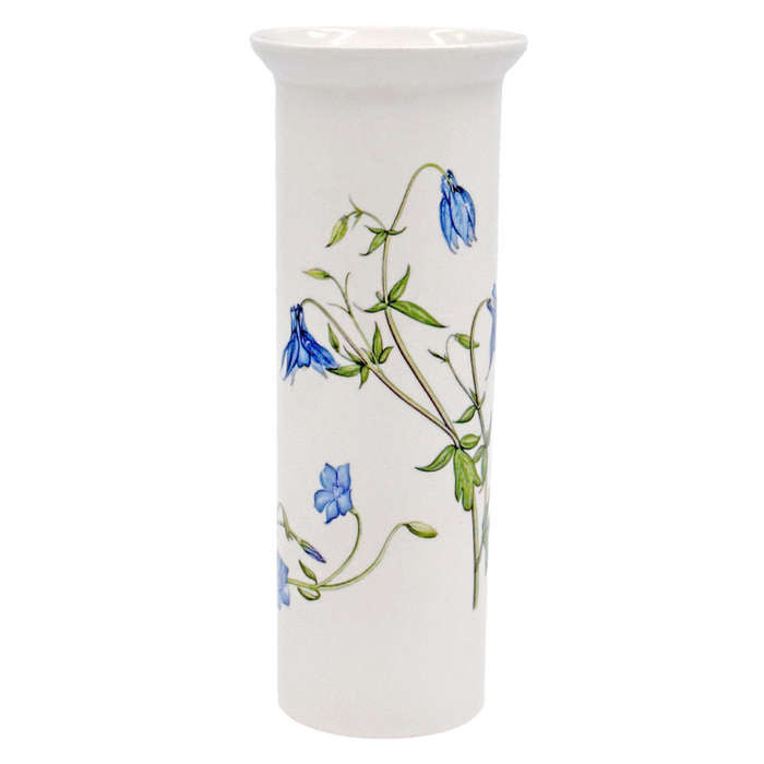 Portmeirion Vase The Queens Hidden Garden Blue Bells
