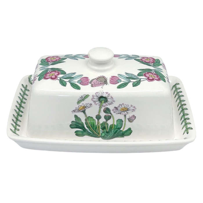 Portmeirion Botanic Garden Butter Dish Cyclamen