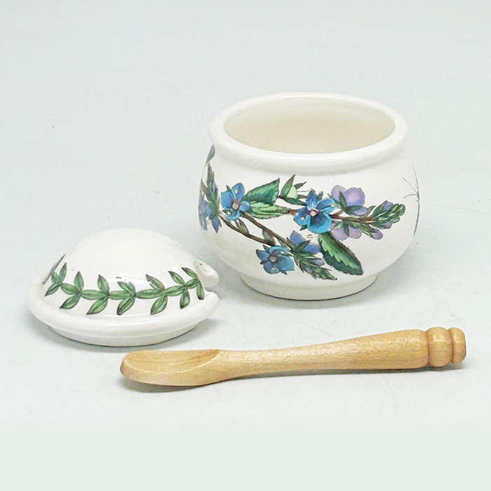 Portmeirion Botanic Garden Mustard Pot Speedwell