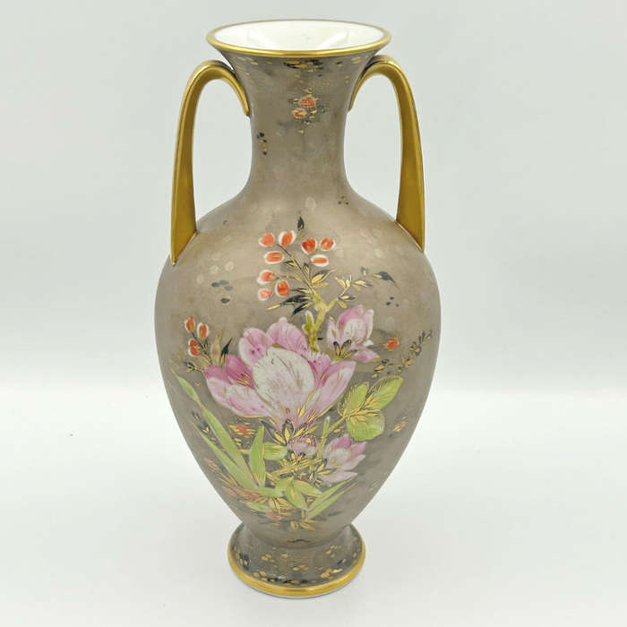Rosenthal Double Handled Floral Vase Traumland W Mutze 20th
