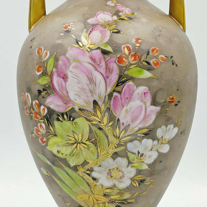 Rosenthal Double Handled Floral Vase Traumland W Mutze 20th