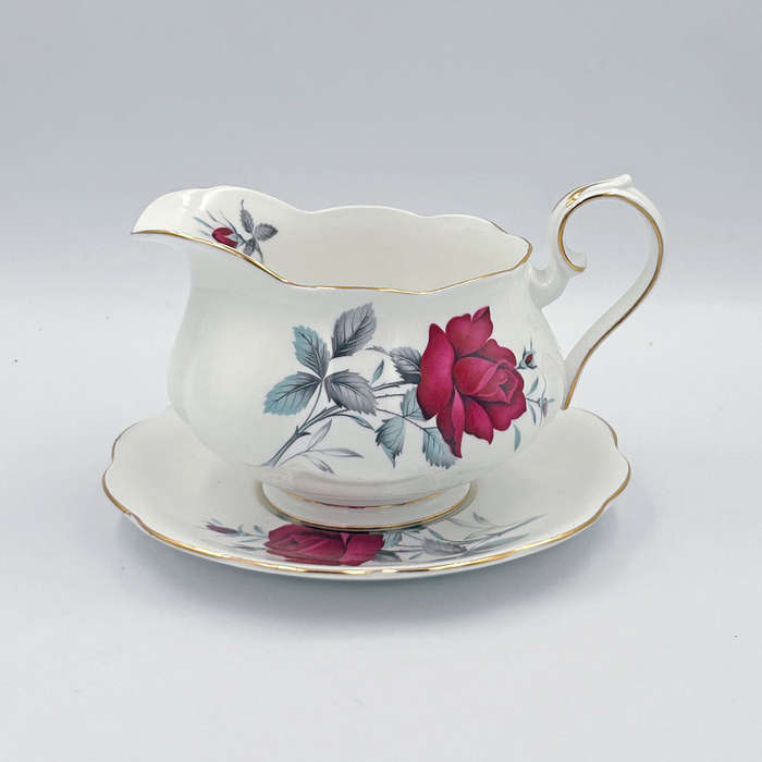 Royal Albert Sweet Romance Sauce Boat and Stand