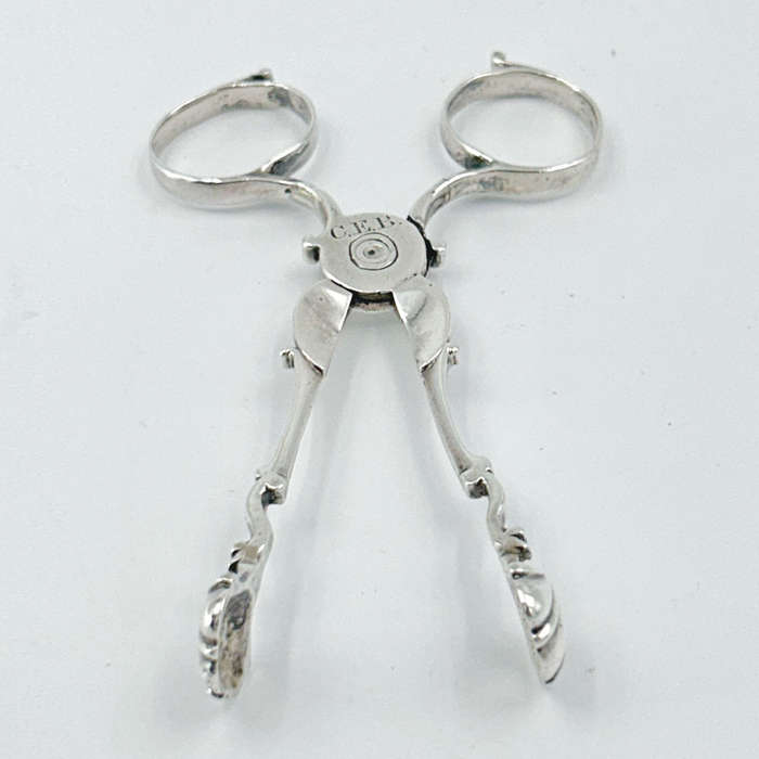 Hallmarked Georgian Silver Sugar Tongs Nips