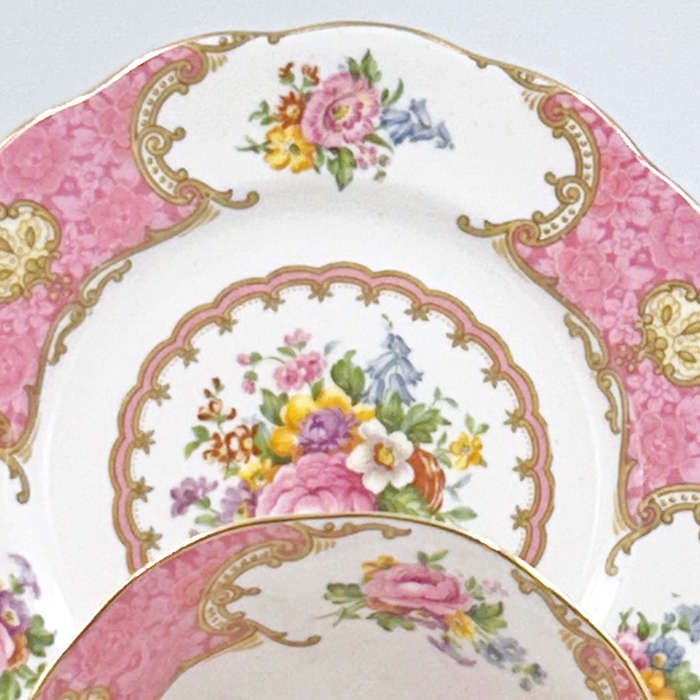 Royal Albert Lady Carlyle Tea Trio Avon C1940