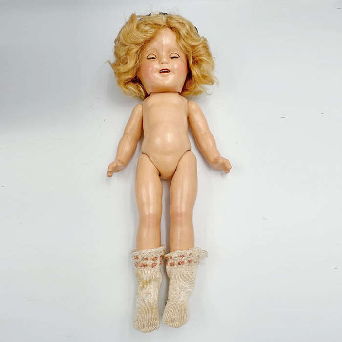 Shirley Temple 13 Ideal Novelty Toy Original Travel Trunk 1930