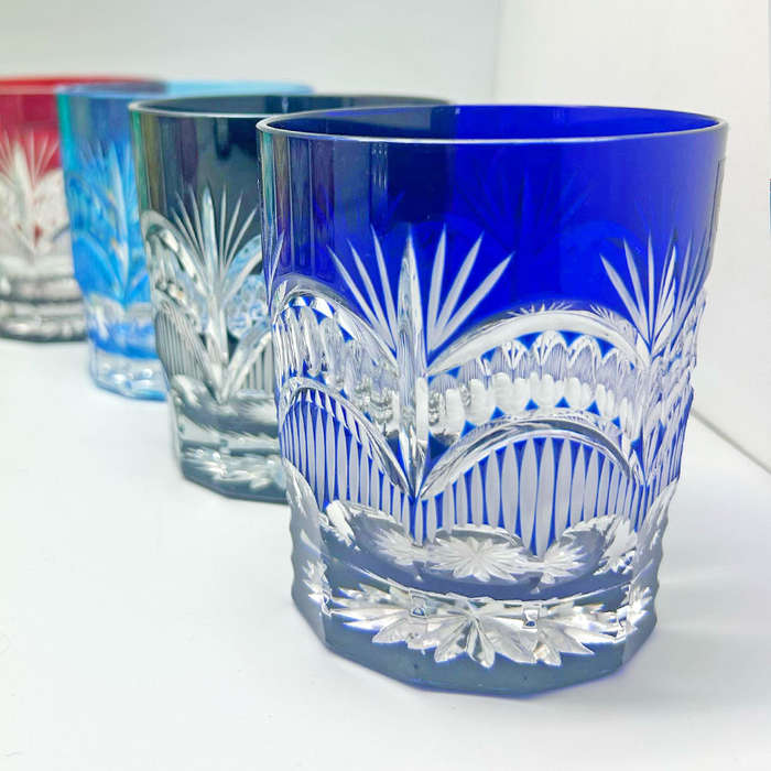 Crystal Longe Whisky Glasses  AJR Hungary