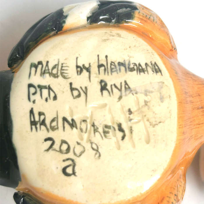 Ardmore Hand Painted Bird Egg Cup Hanyala 2008
