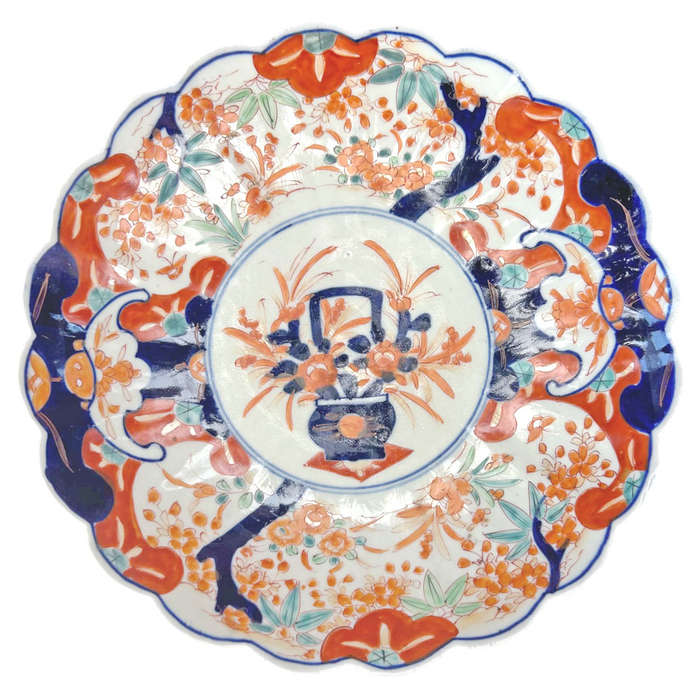 Large Imari Japanese Meiji Period Wall Charger C1868