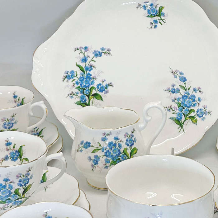 Royal Albert Forget Me Not Tea 21 Piece Tea Set
